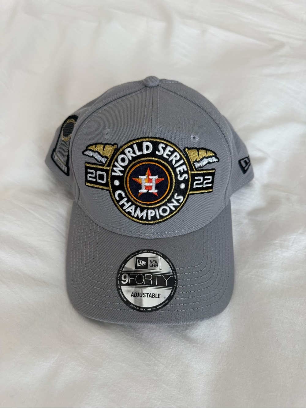New Era Grey Houston Astros World Series Champions 2022 Cap
